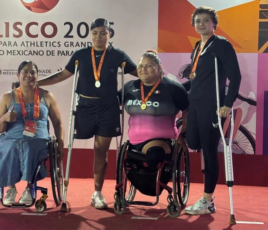Culichis destacan con cuatro medallas en el Grand Prix Mundial de Para Atletismo Jalisco 2025