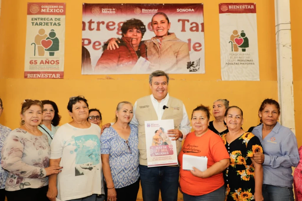 Gracias a la Presidenta Claudia Sheinbaum, hoy tenemos esperanza”: mujeres de Sonora reciben la Pensión Mujeres Bienestar