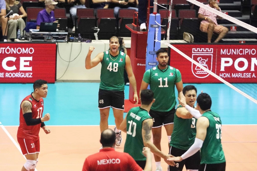 México queda a un paso del podio en Norceca Final Six de voleibol varonil