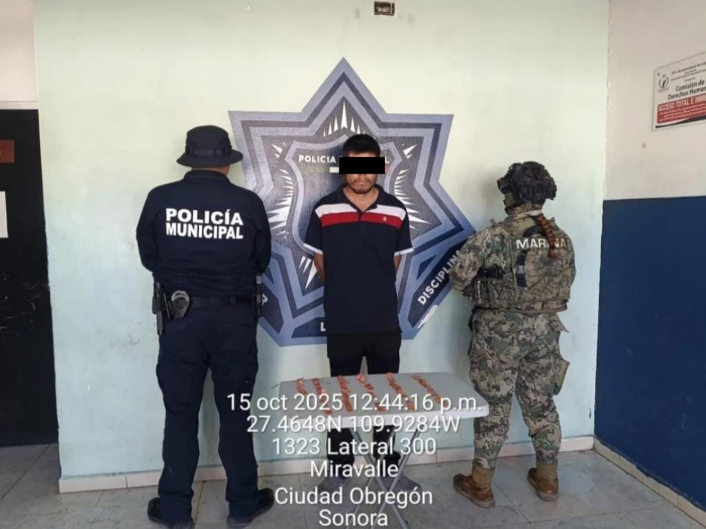 Detienen a hombre con drogas en Campo 29; vinculado a incendio provocado