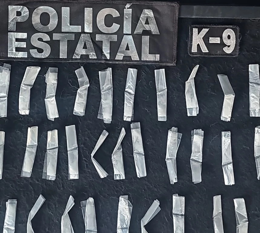Incauta Policía Estatal 100 envoltorios con narcótico durante operativo en Hermosillo