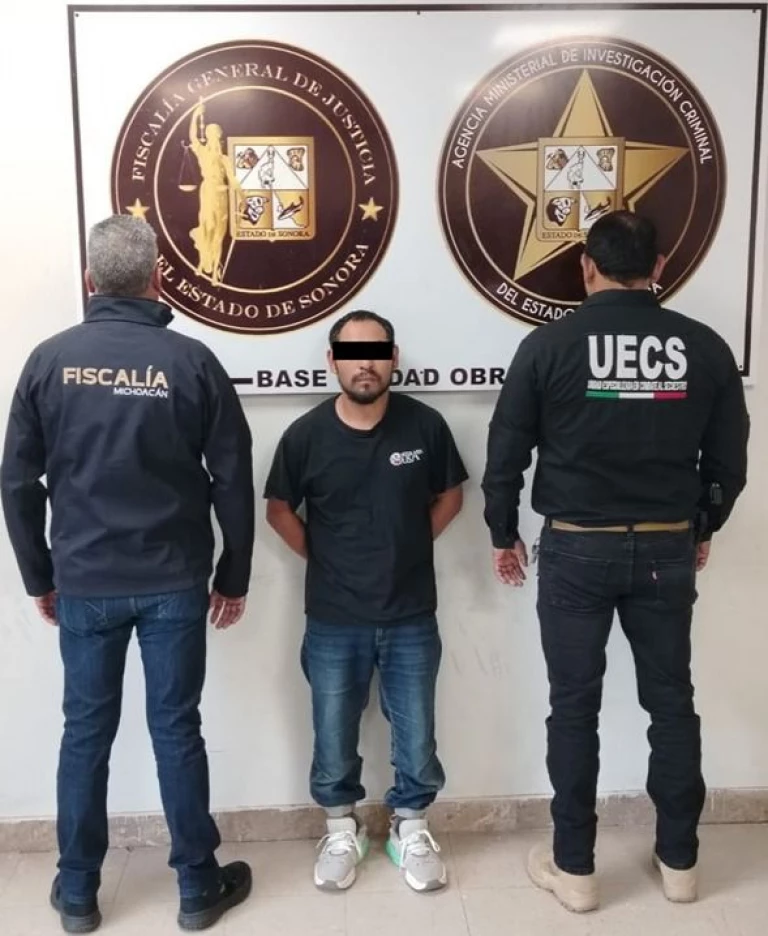 En colaboración con Fiscalía de Michoacán capturan a Jesús “N” por secuestro agravado