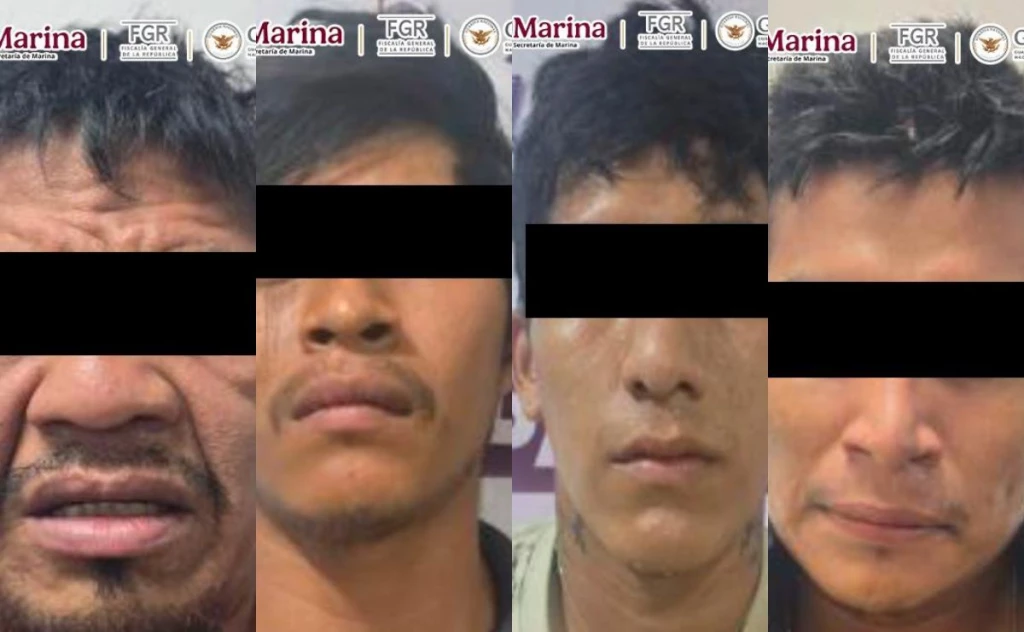 Autoridades Federales detienen a 4 sujetos relacionados con el cobro de piso en Tabasco