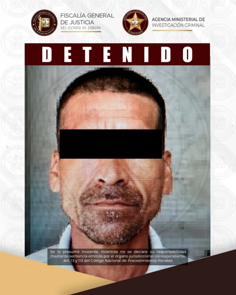 Capturan a “El Movas” por robo de maquinaria en Ciudad Obregón