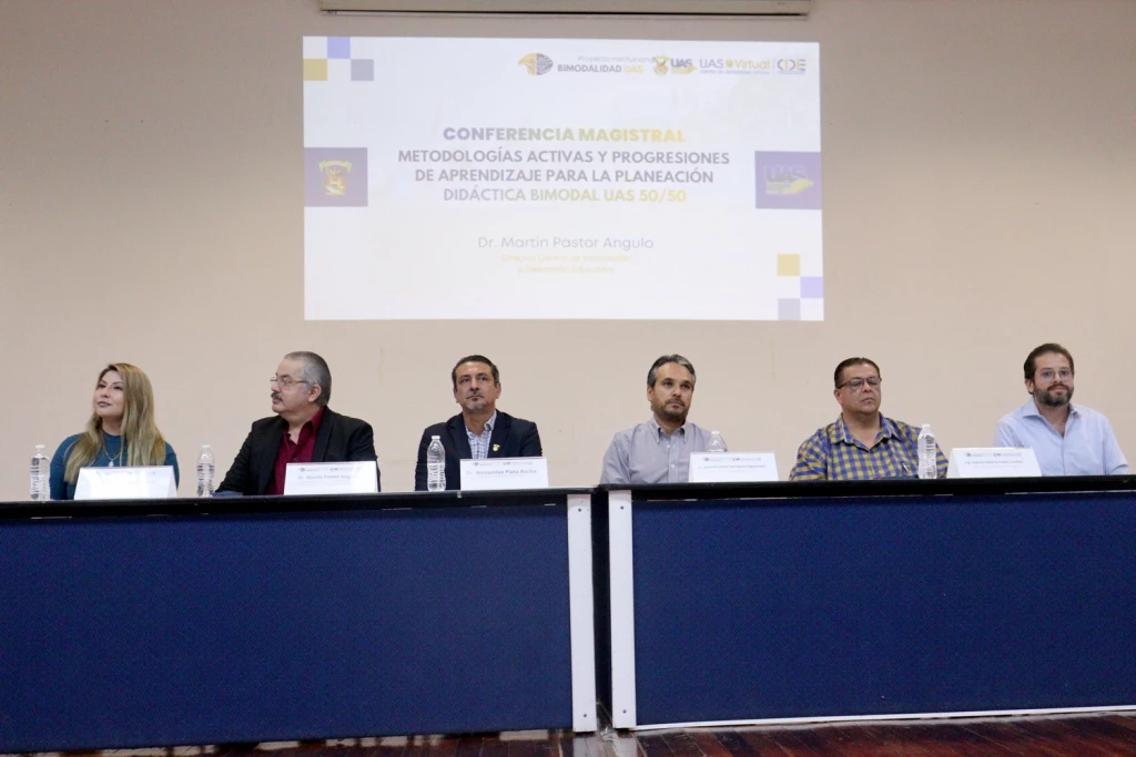 La UAS avanza con paso firme hacia la vanguardia educativa con la presentación del modelo Bimodal 50/50; capacita a docentes en metodologías activas y planeación
