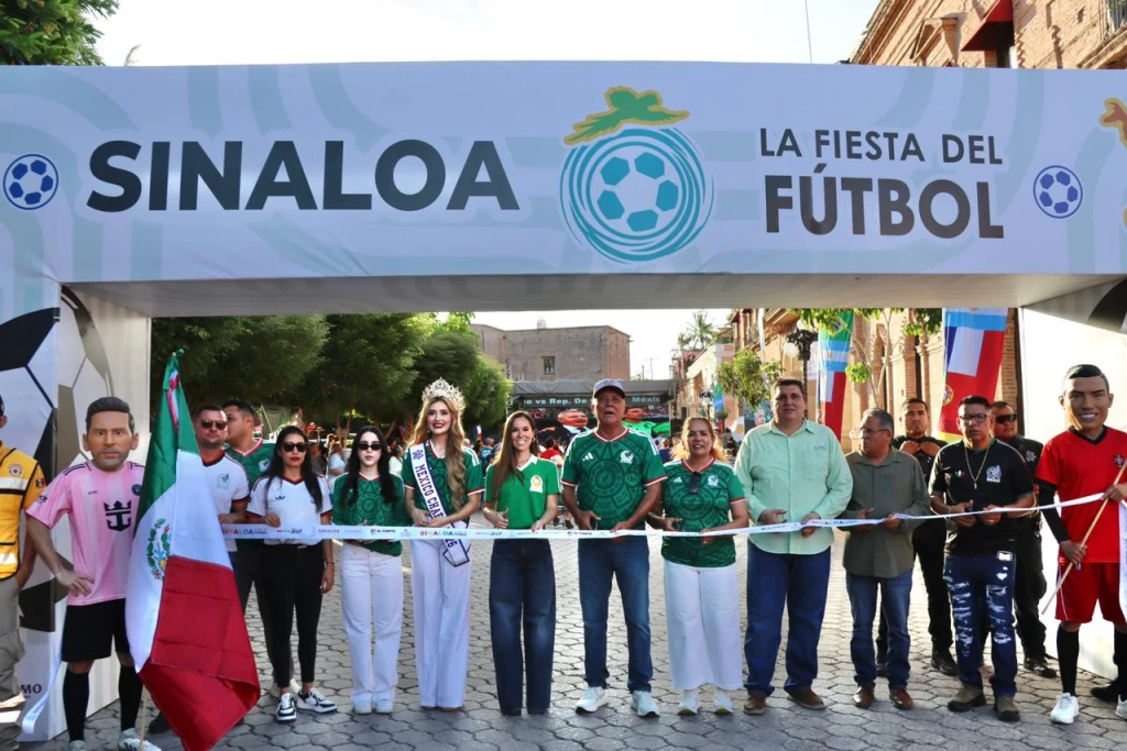 La transmisión del partido de México contra Corea del Sur, enmarcado en el programa estatal "Sinaloa"