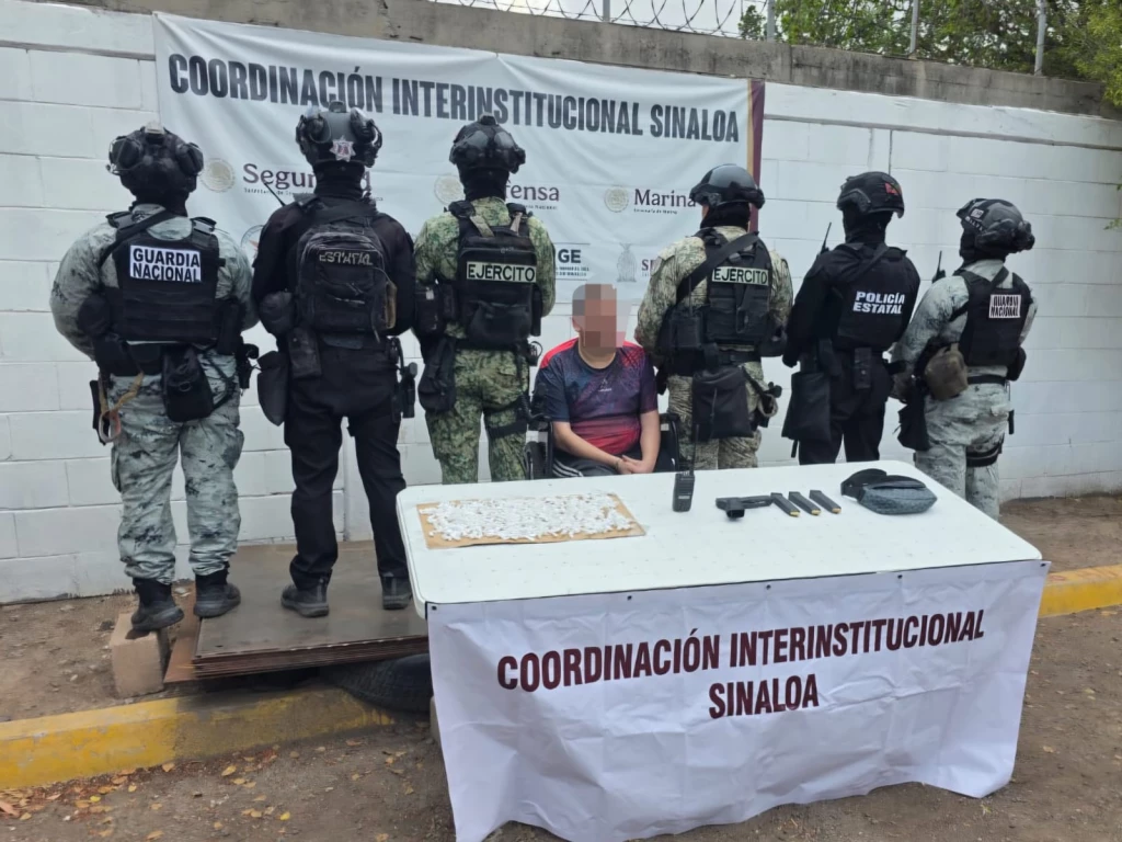 Derivado de una denuncia anónima al 089, el Grupo Interinstitucional detuvo a un masculino