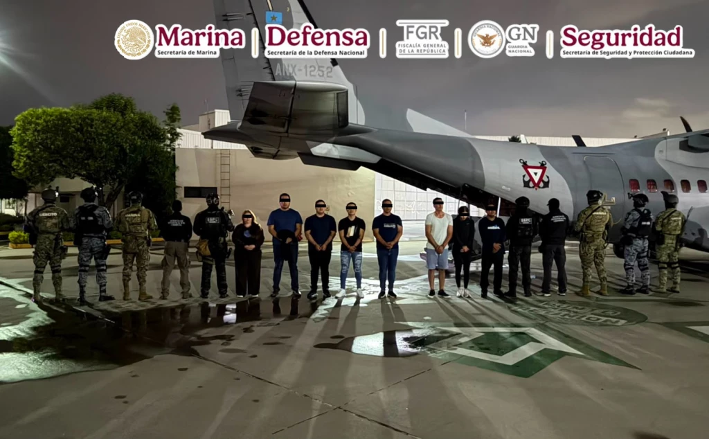 Gabinete de seguridad detiene a 20 integrantes del CJNG