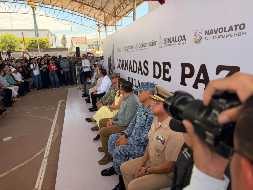 Despliegan Jornadas por la Paz en Villa Juárez, Navolato