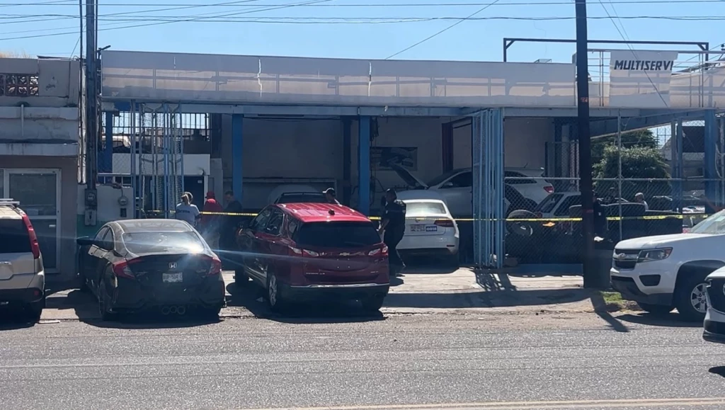 Identifican a hombre asesinado a balazos dentro de taller mecánico en el Centro de Ciudad Obregón