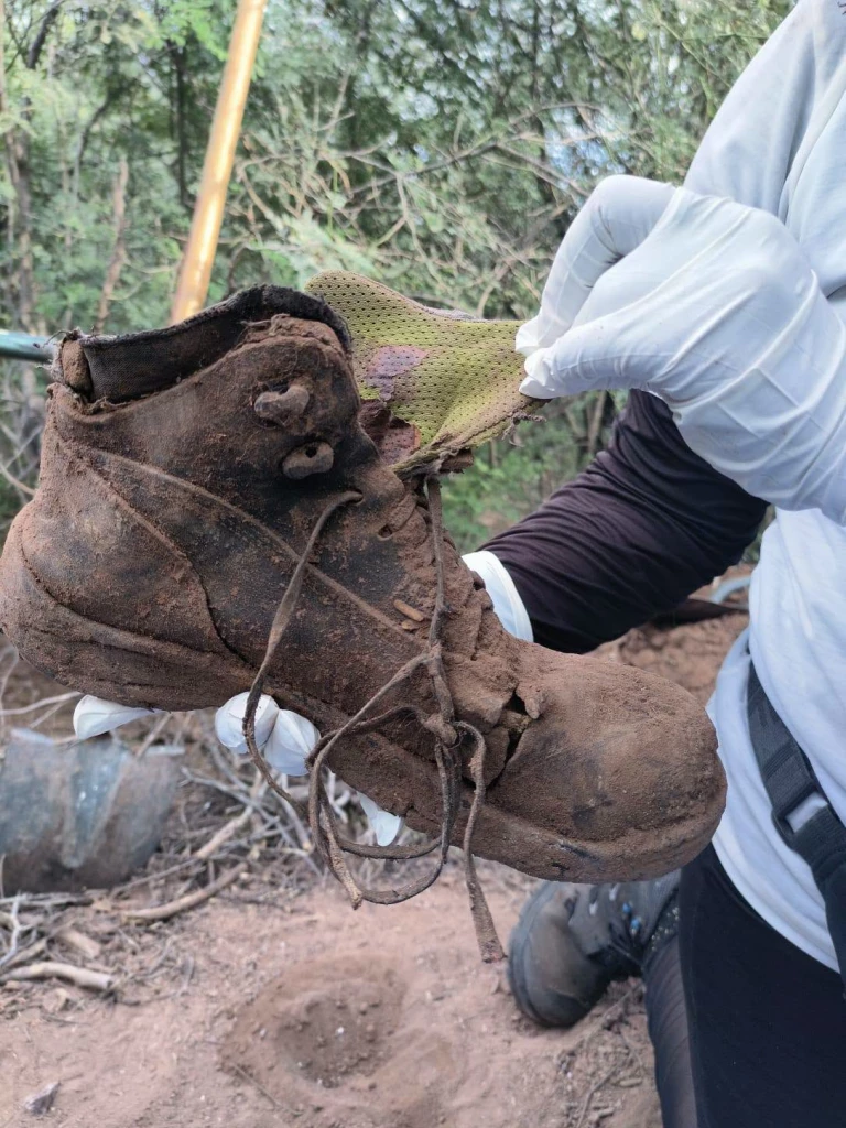 Localizan colectivos fosa clandestina con restos humanos en Vícam