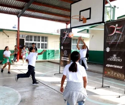 Torneo de Handball en Primaria de la colonia Genaro Estrada