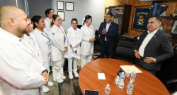 Sociedad de Alumnos de Medicina Mazatlán se presenta ante el Rector de la UAS