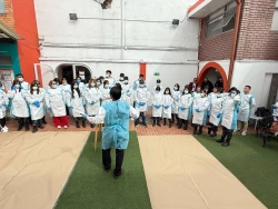 Estudiantes de la UES se capacitan en gira táctica y forense en Colombia