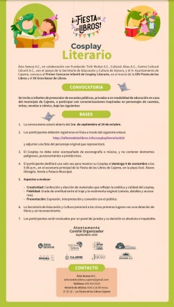 Personajes literarios cobrarán vida en Cajeme