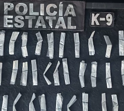 Incauta Policía Estatal 100 envoltorios con narcótico durante operativo en Hermosillo