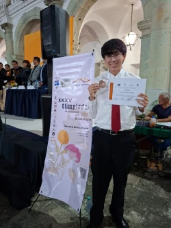 Alumno de Cobach Sonora conquista medalla de bronce en la Olimpiada Nacional de Biología 2025