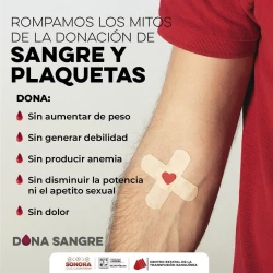 Salud Sonora llama a salvar vidas con donación voluntaria de sangre
