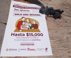 ¡Ya no las quieren! Familias siguen canjeando armas en Desarme Voluntario