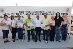 Alcalde de Navolato da inicio a obra integral de agua potable y alcantarillado en la colonia Los Albañiles
