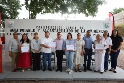 Alcalde de Navolato inicia construcción de red de agua potable y alcantarillado sanitario en La Palma