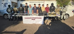 Denuncia anónima al 089, deriva en la detención de 6 civiles armados
