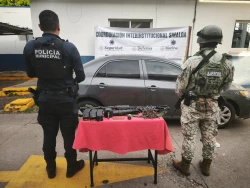 En coordinación interinstitucional, SSPyTM recupera vehículo con reporte de robo